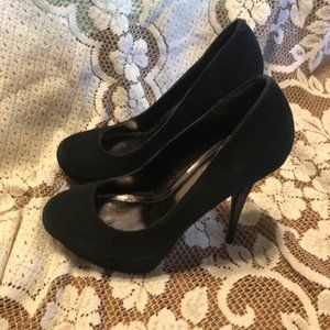 Steve Madden Caryssa Black Suede High Heels